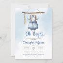 Recherche de denim baby shower invitations Au rustique