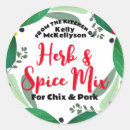 Recherche de herbes autocollants Étiquettes