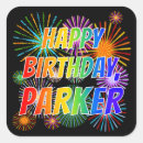 Recherche de parker autocollants Fête d'anniversaire