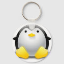 Recherche de de pingouin porteclés Dessin animé