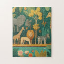 Recherche de animaux dans le sauvage puzzles Paysage