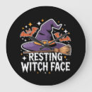 Suche nach broomstick wanduhren Witch