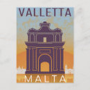 Suche nach valletta postkarten Vintag