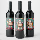 Suche nach lustige frohe weihnachten wein etiketten Rot und grün