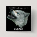 Recherche de loups sauvages badges Loup gris