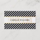 Recherche de motif rayé noir blanc cartes visite Professionnel