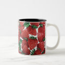 Recherche de fraise tasses Motif de fraise