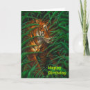 Recherche de tiger vœux cartes Nature
