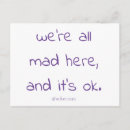 Suche nach cheshire katze postkarten Alice im wunderland