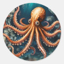 Recherche de mer profonde autocollants Poulpe