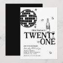 Suche nach disco ball party einladungen Schwarz