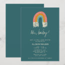 Recherche de arcs en ciel invitations Boho