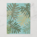 Recherche de feuille tropical cartes postales Palmiers