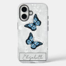 Recherche de papillon bleu iphone coques Moderne