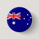 Recherche de drapeau australien badges Bleu