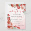 Recherche de fraises rouges invitations Rose
