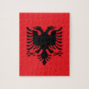 Recherche de albanie puzzles Rouge