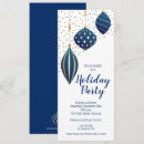 Recherche de bleu et or noël invitations Dîner