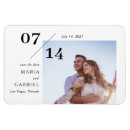 Recherche de save the date magnets Noir et blanc