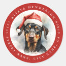 Suche nach dobermann pinscher geschenkverpackung Weihnachten