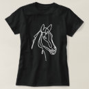 Recherche de cheval femme tshirts Moderne