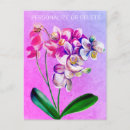 Suche nach lila der orchidee postkarten Aquarell