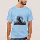 Recherche de graphique loup tshirts Pleine lune