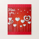 Recherche de i love you puzzles Red