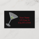 Recherche de martini cartes visite Cocktail