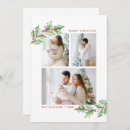 Recherche de houx et baies vœux cartes Moderne