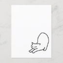 Recherche de pattes de chat cartes postales Motif