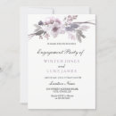 Recherche de floral fiançailles invitations Violet