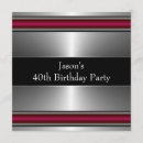 Recherche de classy 40ans anniversaire invitations 40e