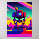 Suche nach vintage comicen poster Roboter