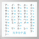 Suche nach katakana poster Hiragana