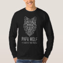 Recherche de loup géométrique tshirts Papa
