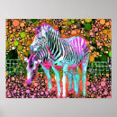 Recherche de zebras posters Animaux