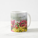 Recherche de fleur rose fuchsia tasses Jardin