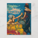 Recherche de grenade vintage cartes postales Illustration