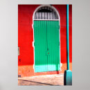 Suche nach rote tür poster Grün