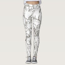 Recherche de chat noir et blanc leggings Motif