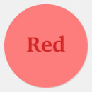 Recherche de rond rouge autocollants Modèle