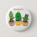 Recherche de cactus mignon badges Humour