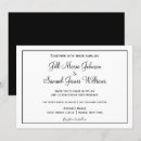 Recherche de noire et blanche invitations Pour tous