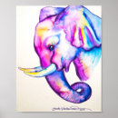 Suche nach gemalter elefant poster Farbig