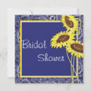 Recherche de royal blue bridal shower invitations Rustique