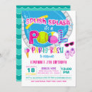 Recherche de softball invitations Fête de la piscine