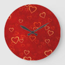 Suche nach großes rotes herz wanduhren Abstrakt