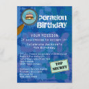 Suche nach agent secret einladungen Junge