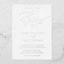 Recherche de silver foil invitations Feuille d'argent